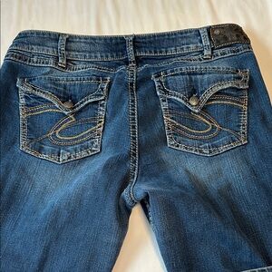 Silver Jeans McKenzie Dark Blue Boot Cut Jeans